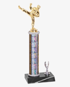 Silver Martial Arts Trophy - Trophy, HD Png Download, Free Download