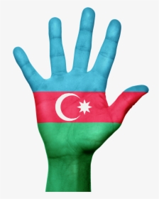 Azerbaijan Flag Hand Free Photo - Stop Sexual Harassment Png, Transparent Png, Free Download