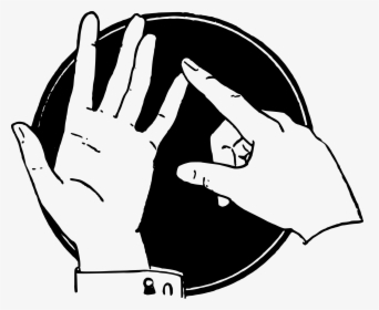 Art,monochrome Photography,sign Language - Count On Fingers Clipart, HD Png Download, Free Download
