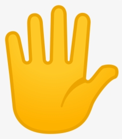 Hand With Fingers Splayed Icon - Emoji Hand 5 Fingers, HD Png Download, Free Download