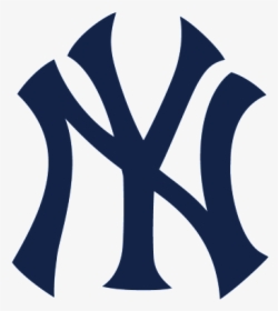 Blue,trademark,symbol - New York Yankees Small Logo, HD Png Download, Free Download