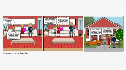 Storyboard Example About Family, HD Png Download, Free Download