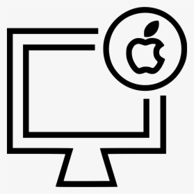 Computer Mac Apple - Line Art, HD Png Download, Free Download