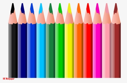 Clipart Pencil Graphics Illustrations Free - Colored Pencil Clip Art, HD Png Download, Free Download