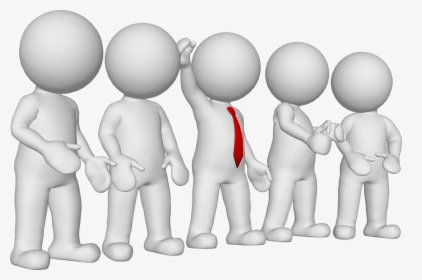 Illustrations And Clipart Man With Group - White Clipart People Png, Transparent Png, Free Download