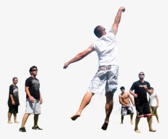 Person Playing Volleyball Png - People Playing Volleyball Png, Transparent Png, Free Download