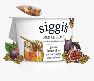 Dried Figs & Walnuts Simple Sides - Siggi's Simple Sides Vanilla Skyr, HD Png Download, Free Download