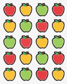 Dotty Apples Stickers - Apple Patterns, HD Png Download, Free Download