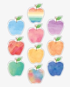 Watercolor Apple Accents, HD Png Download, Free Download