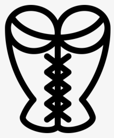 Women Corset - Corset Icon Png, Transparent Png, Free Download