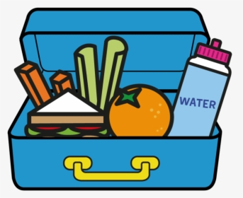 Packed Lunch Illustration - Healthy Lunch Box Clipart, HD Png Download, Free Download
