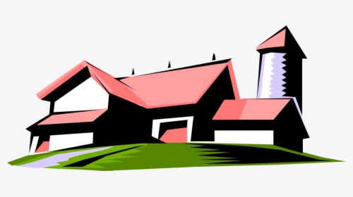 Vector Illustration Of Farmhouse Symbol - Farmhouse Symbol, HD Png Download, Free Download
