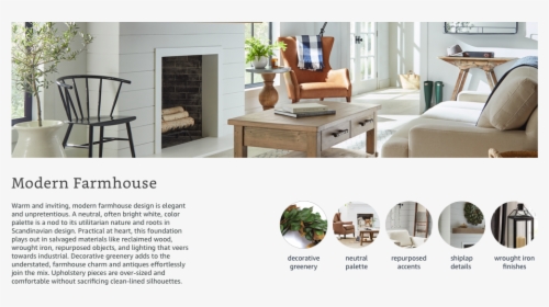 Modern Farmhouse - Interior Design, HD Png Download, Free Download