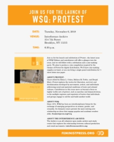 Wsq Protest Launch, HD Png Download, Free Download
