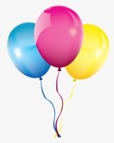 Pink Balloon Png Transparent Background - Birthday Balloons Png, Png Download, Free Download