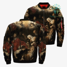 Jesus-the Birth Of Virgin Gilarte Mateo Over Print - Jacket, HD Png Download, Free Download