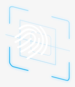 Biometric Authentication Icon - Neon, HD Png Download, Free Download