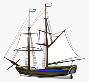 Ship, Sailor, Wood, Masts, Sail, Pirates, Boat - Ship Mast Clipart, HD Png Download, Free Download