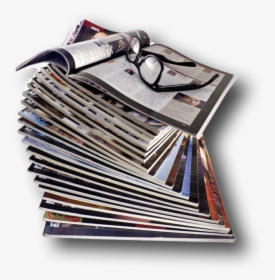Magazine Png - Transparent Stack Of Magazines, Png Download, Free Download