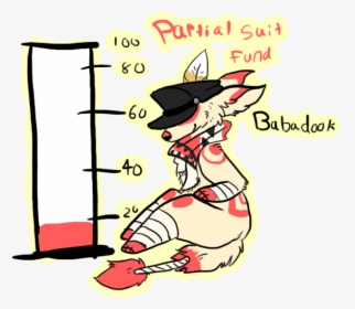 Babadook Partial Suit Fund Scale - Cartoon, HD Png Download, Free Download