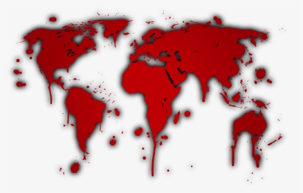 Free Flat Map Of World, HD Png Download, Free Download