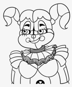 Alf Drawing Coloring Pages - Fnaf Coloring Pages Baby, HD Png Download, Free Download