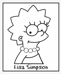 Simpsons Black And White, HD Png Download, Free Download