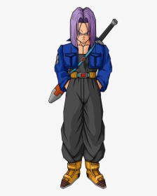 Trunks Hair Png - Long Hair Trunks Dragon Ball Z, Transparent Png, Free Download