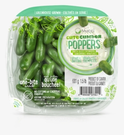 Cutecumber Poppers - Mucci Farms Simple Snack, HD Png Download, Free Download