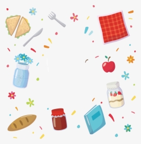 Jam Sandwich Food - Background Design About Food, HD Png Download, Free Download