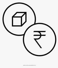Product Rupee Coloring Page - Cost Value Icon, HD Png Download, Free Download