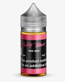 Pink Milk [salt Nic] *drop Ships* - Salty Man Fruit Blast Ice, HD Png Download, Free Download