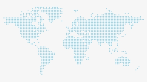 World Map With Dots - Illustration, HD Png Download, Free Download