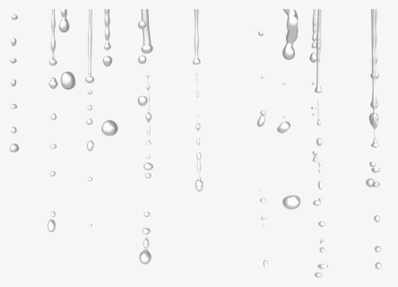 #water #splash #drops #hanging #frame #effects #effect - Drop, HD Png Download, Free Download