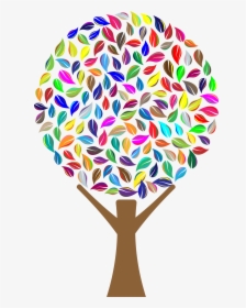 Prismatic Abstract Tree 2 8 No Background Clip Arts - Tree Drawing Abstract Png, Transparent Png, Free Download