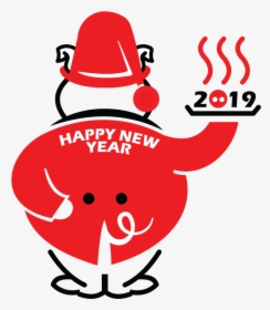 Happy New Year 2019 Pig - Happy New Year Pig 2019, HD Png Download, Free Download