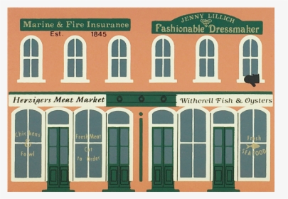 Vintage Fish/meat Market From Series Vi Handcrafted - Mansion, HD Png Download, Free Download