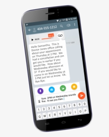 Read Reply Voicemail Tilted - Smartphone, HD Png Download, Free Download