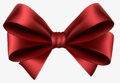 Red Clip Art - Bow With Transparent Background, HD Png Download, Free Download