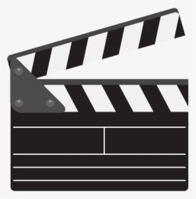 Free Simple Clapper Board Clip - Movie Click Board Png, Transparent Png, Free Download