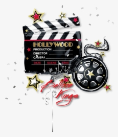 Movie Clapboard - Hollywood Theme Party, HD Png Download, Free Download