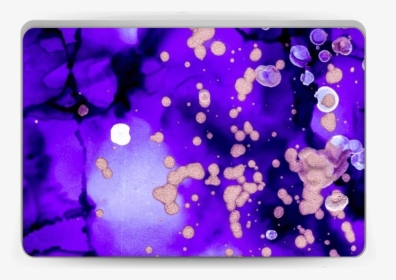 Purple Color Splash Skin Laptop - Color Splash Purple, HD Png Download, Free Download