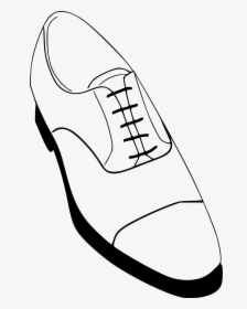 Boots Svg Black And White - Mens Dress Shoes Drawing, HD Png Download, Free Download