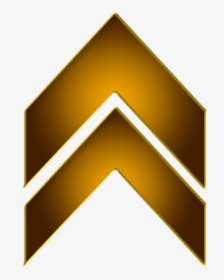 Double Arrow Brown Up - Up Arrow Gold Png, Transparent Png, Free Download