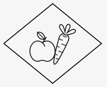 Fruits Black And White Clipart Mix - Line Art, HD Png Download, Free Download