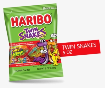 Haribo Twin Snakes 5 Oz"  Title=""  Class="product - Graphic Design, HD Png Download, Free Download