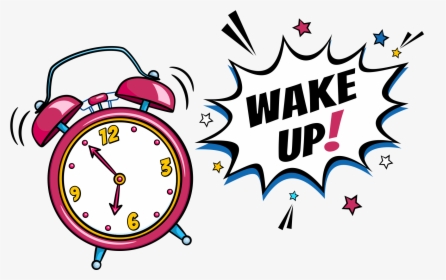 Waking Up Alarm Clock Cartoon Clipart , Png Download - Wake Up Alarm Clock Ringing, Transparent Png, Free Download