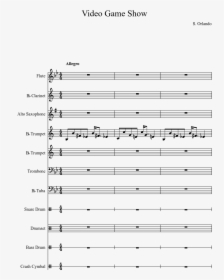 Kirby"s Dreamland On Flute , Png Download - Gurren Lagann Oboe Sheet Music, Transparent Png, Free Download