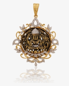 Divine Mahalakshmi Diamond Naga’s Pendant - Locket, HD Png Download, Free Download