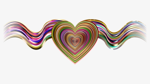 Heart Ribbons 2 Clip Arts - Heart, HD Png Download, Free Download